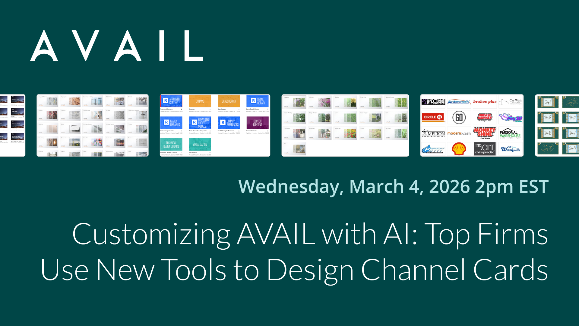 Customizing AVAIL with AI, Top Firms Use New Tools to Design Channel Cards